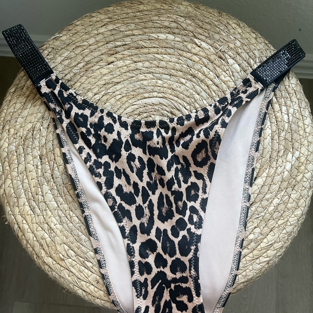 Victoria's Secret Shine Strap Brazilian Bikini Bottom